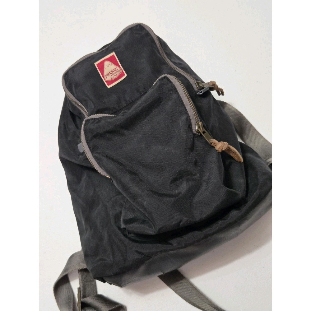 Vintage Jansport Mini Backpack Early Jansport Seattle Black Retro Small 60s 70s